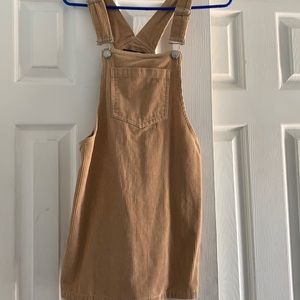 light brown courdroy dress